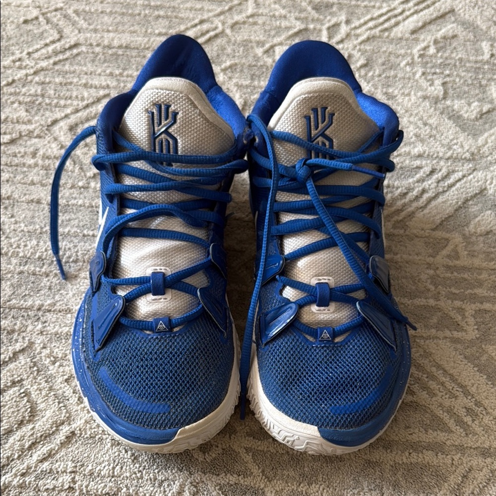 Kyrie Irving Limited Edition Sneakers
Nike Blue and White Hightop